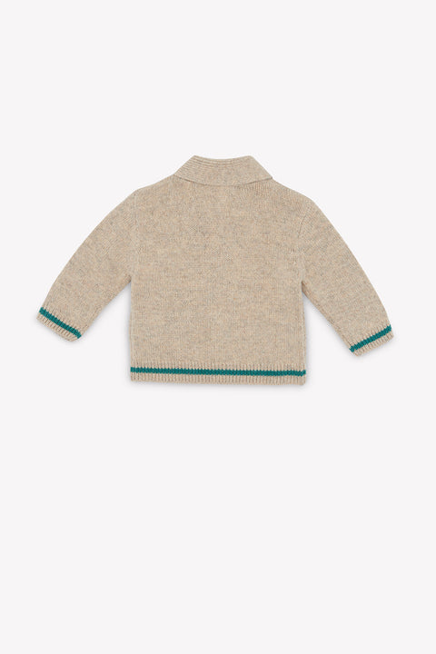 Cardigan - Hubert Beige Renne - Image principale