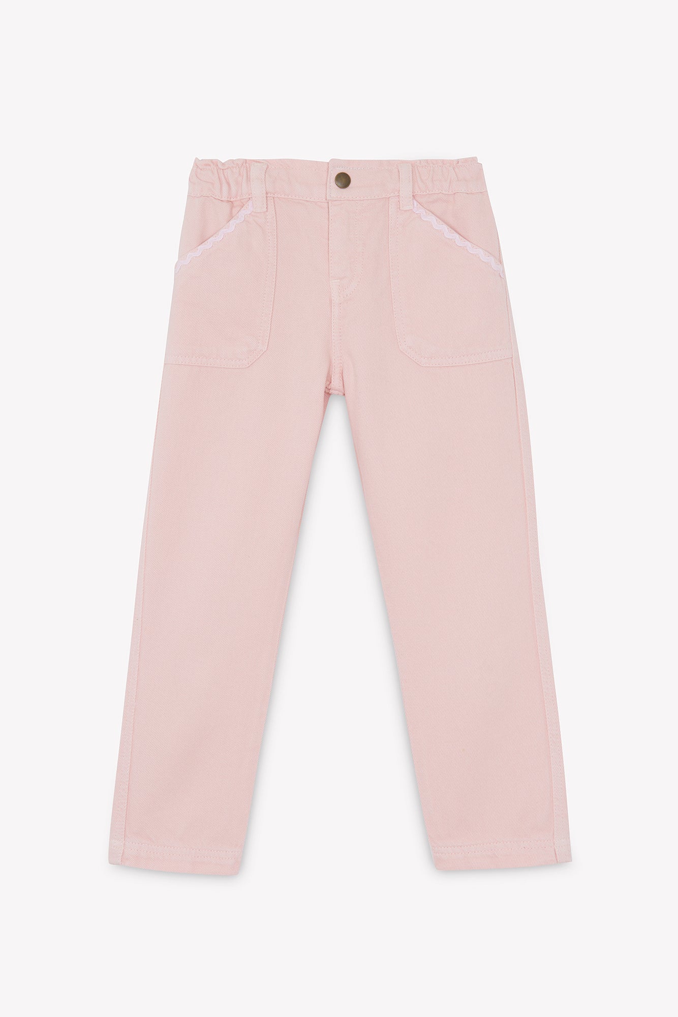 Trousers - lino Pink Blossom