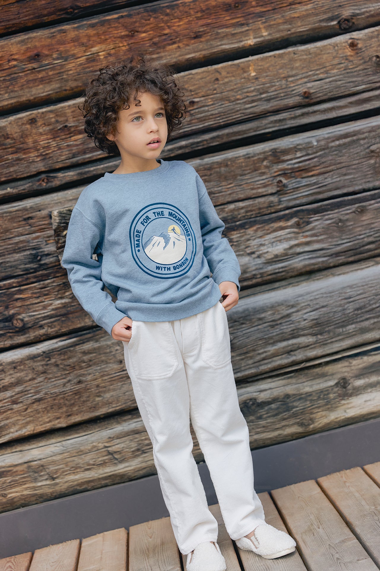 Sweat - Smile Mountain Bleu Givre