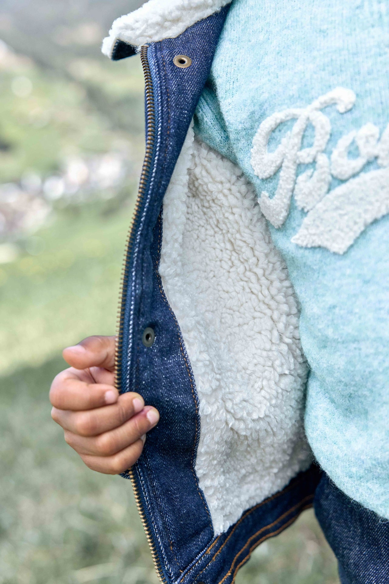 Jacket - Mao Denim Brut