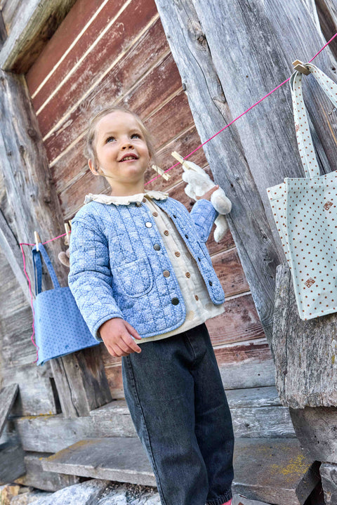 Trousers - Denim Biscotte Grey - Image principale