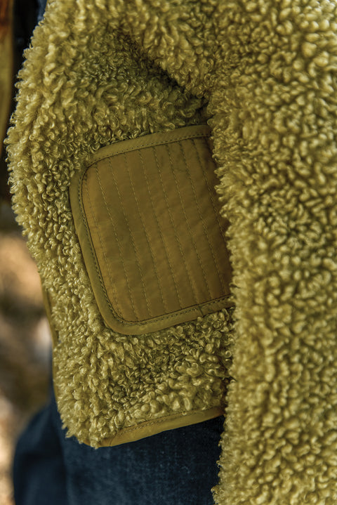 Jacket - Molly Sherpa Green Stem - Image principale