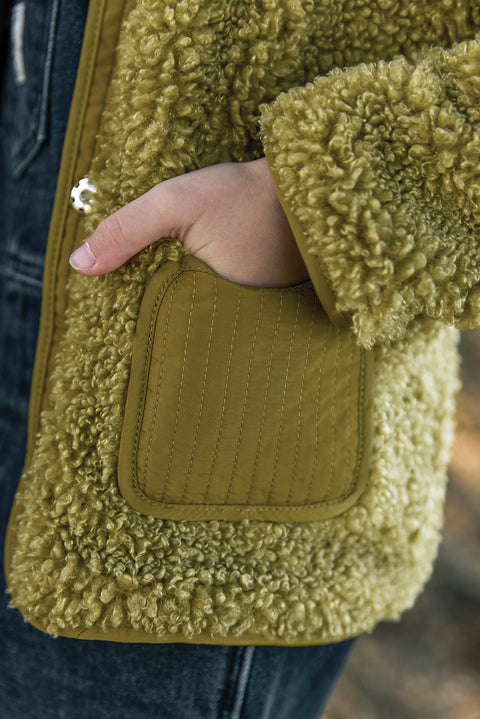Jacket - Molly Sherpa Green Stem - Image principale