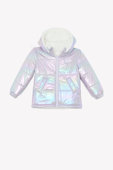 Down jacket - Moove iridescent pink - Image principale