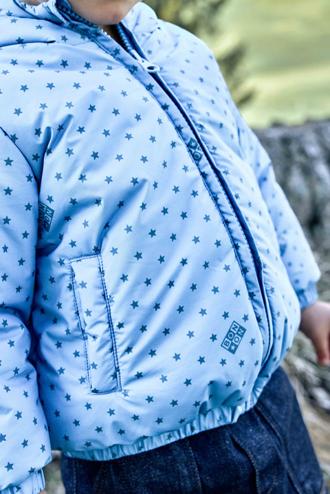 Anorak - Mini Flotte Bleu Nordic - Image principale