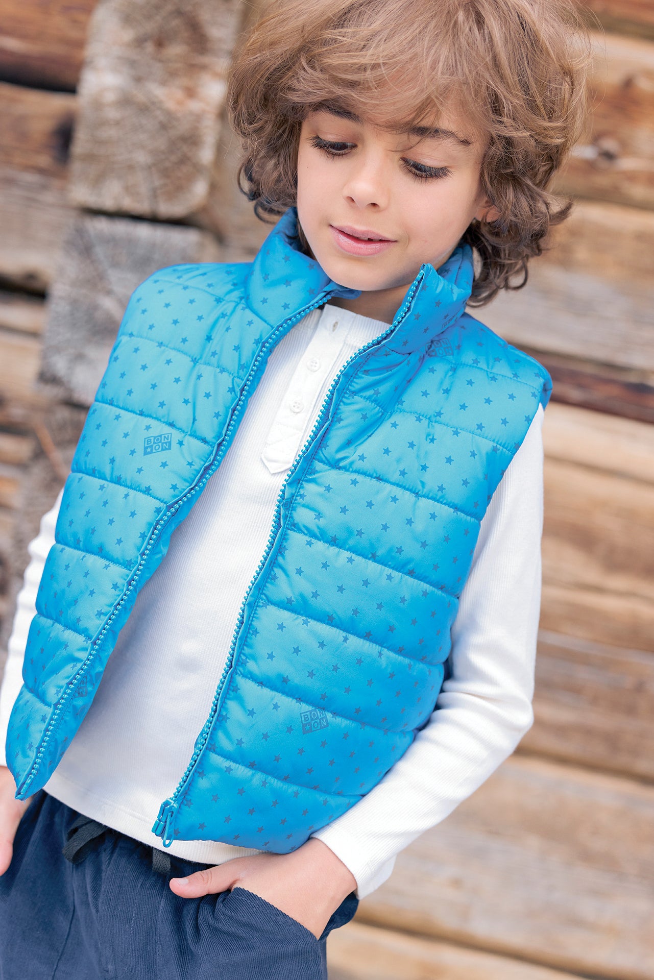 BONTON ボントン　ファーコート　6　約120サイズ Jackets - Coats | Kid Boy – Bonton Paris