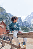 Sweatshirt - Smile Snow Blue Lake