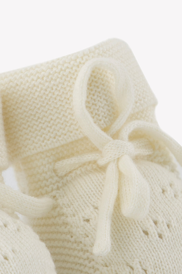Chaussons - Les Pantoufles Ecru Bonton - Image alternative