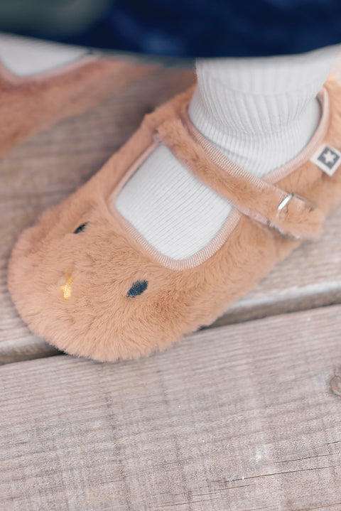 Chaussons - Mia Beige Renne - Image principale