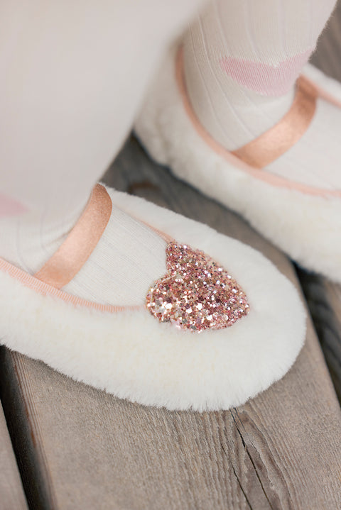 Chaussons - Sarra Ecru Ecru Bonton - Image principale