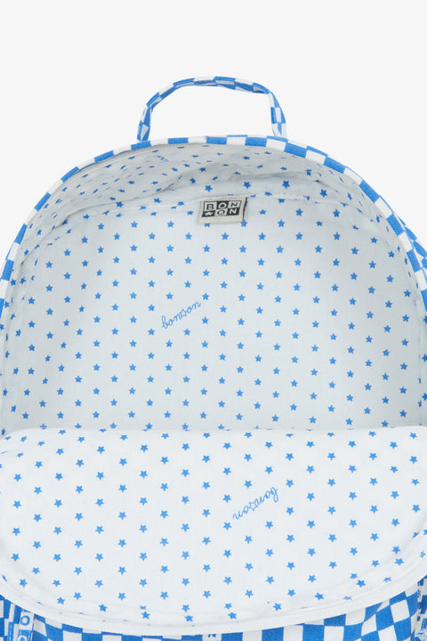 Sac à dos - Damier Bleu - Image principale