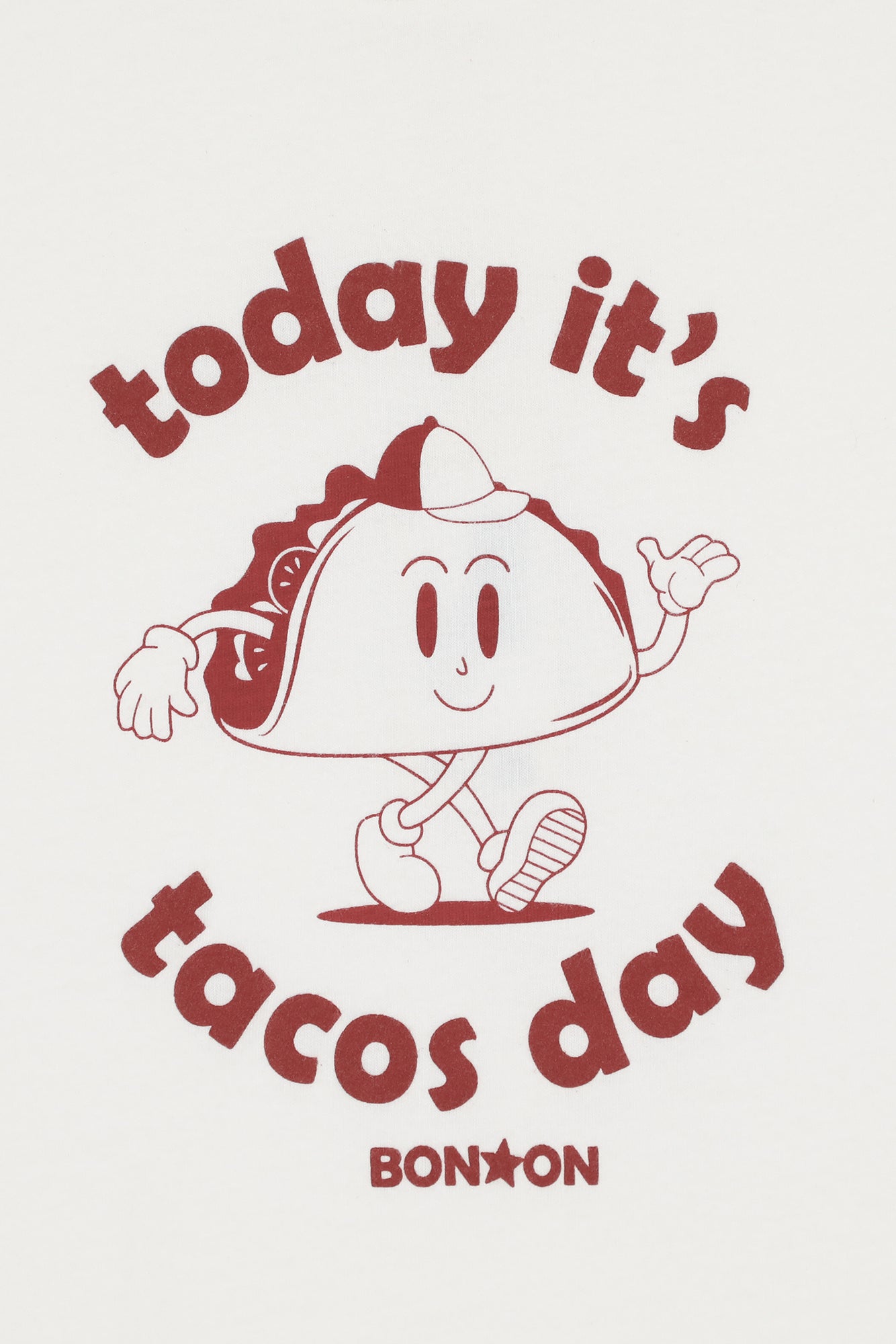 T-Shirt - Livo Tacos Ecru Bonton