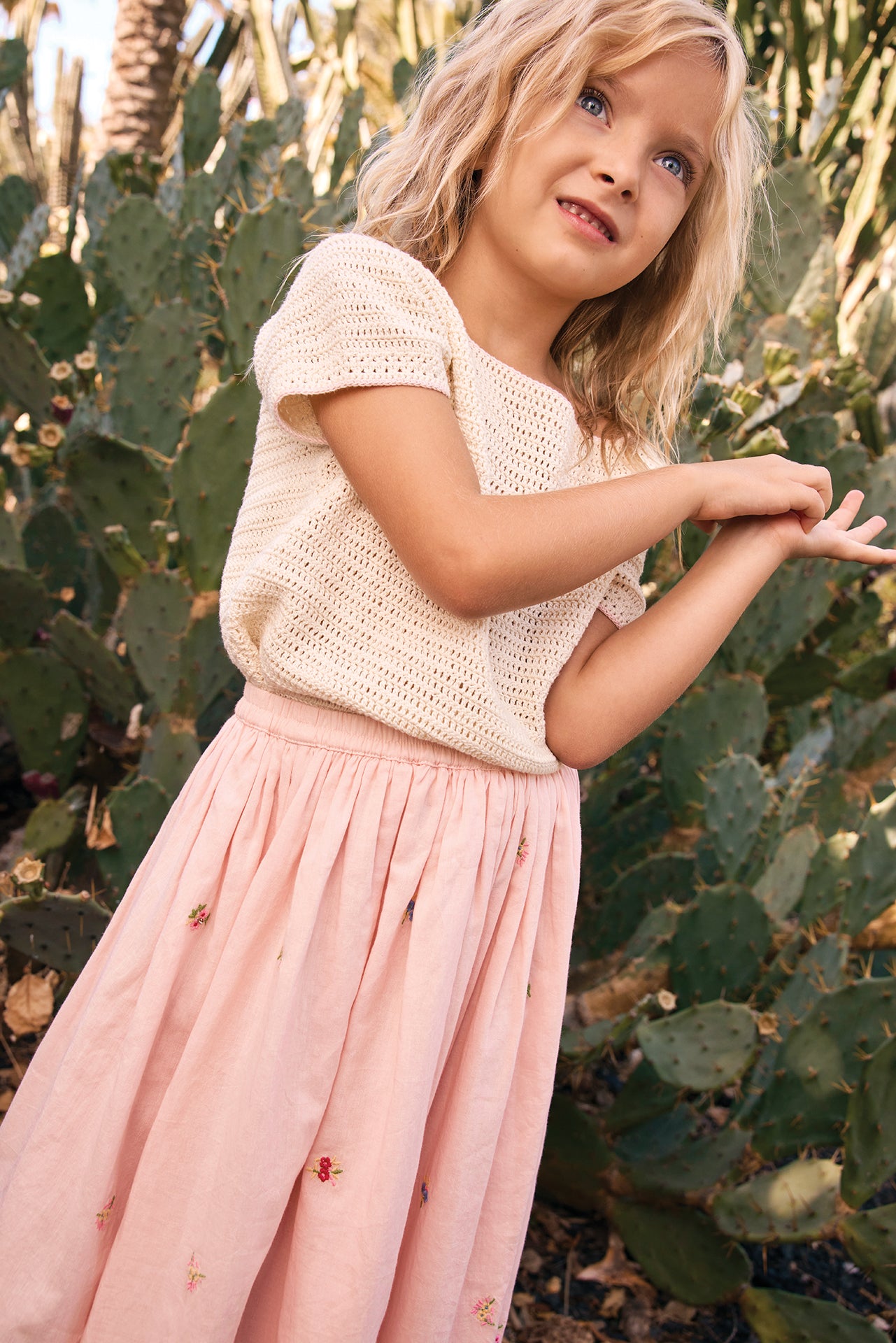 Top - Nadja Ecru Bonton