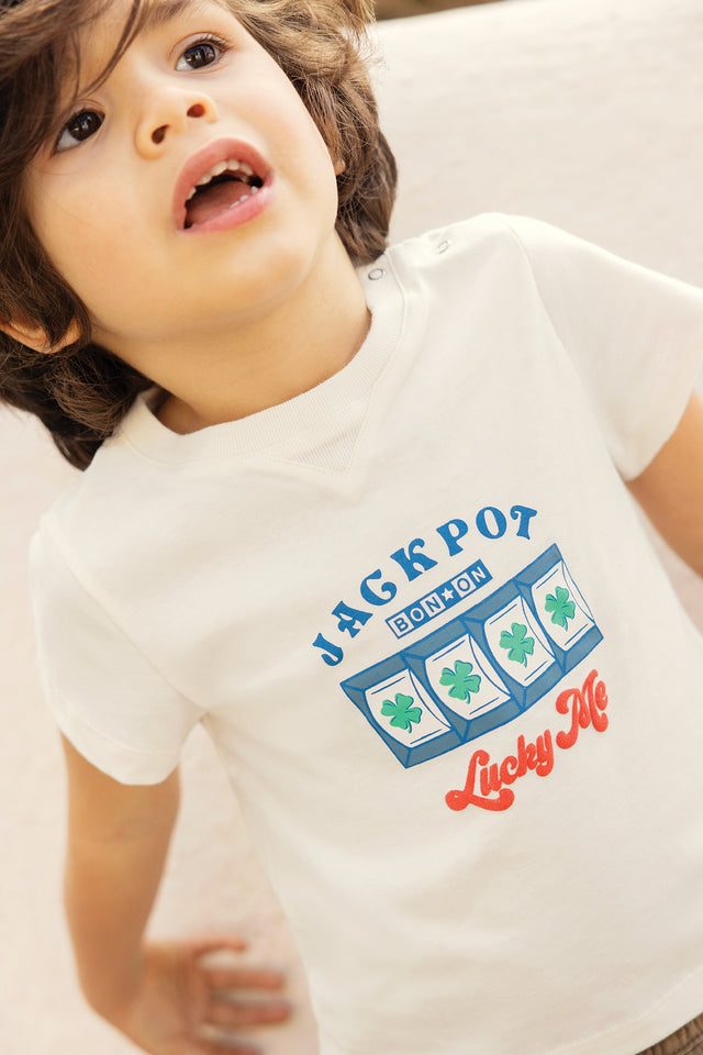 T-Shirt - Lodestie Luck Ecru  Bonton - Image principale