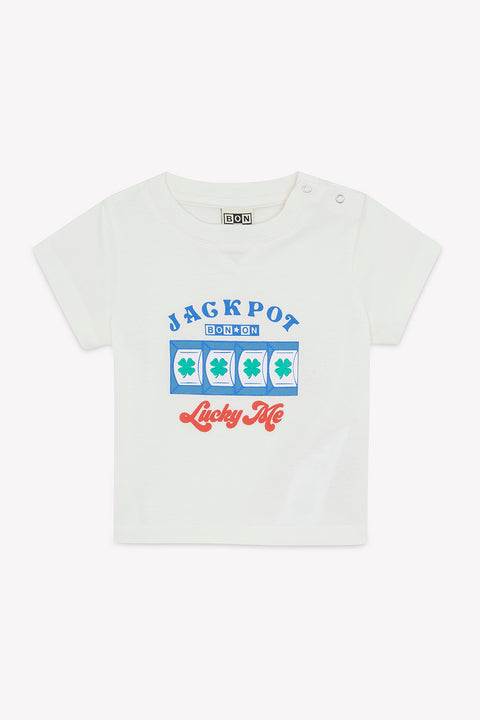 T-Shirt - Lodestie Luck Ecru  Bonton - Image principale