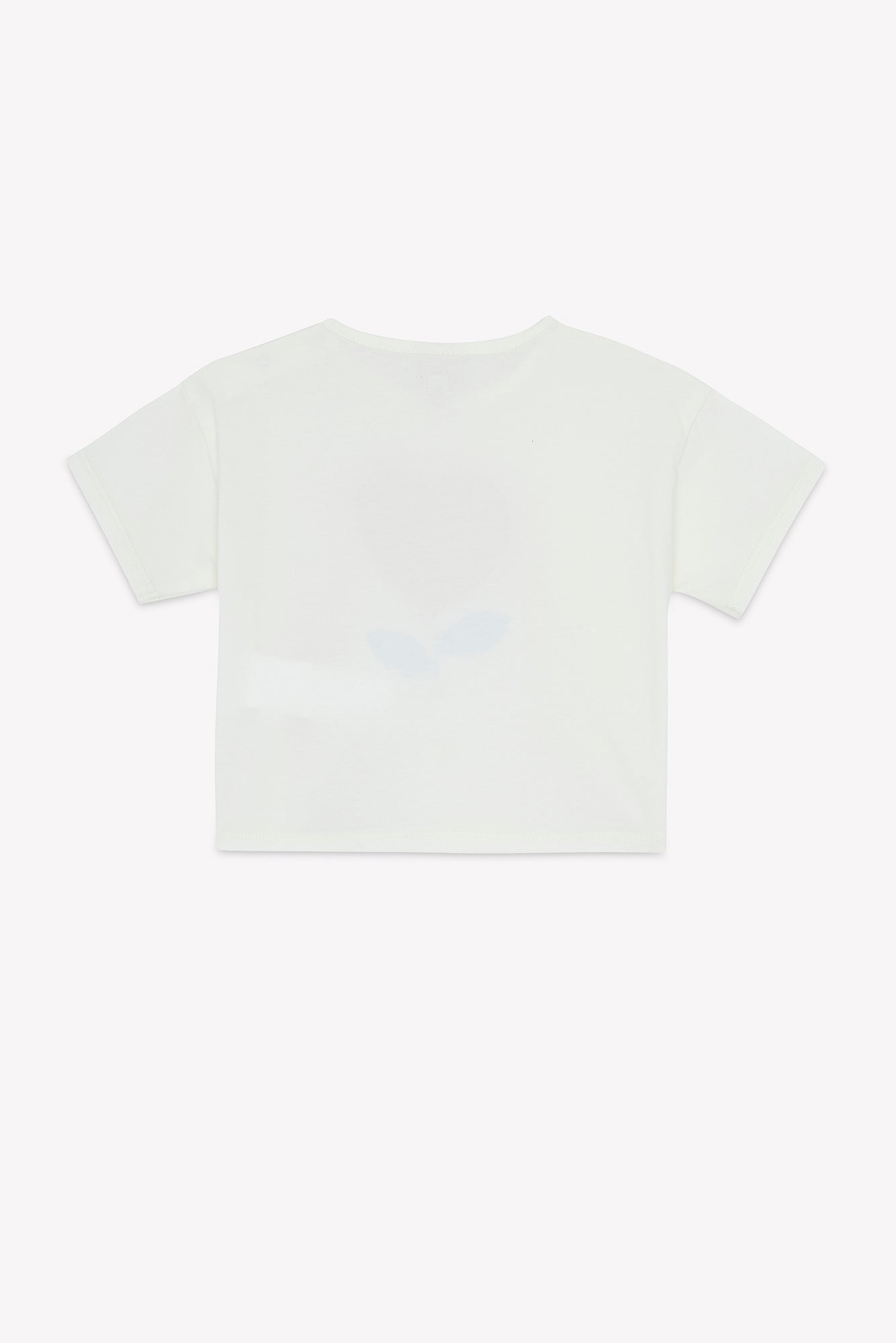 T-Shirt - Livo Coeur Ecru Bonton