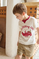T-Shirt - Lodestie Chili Ecru Bonton