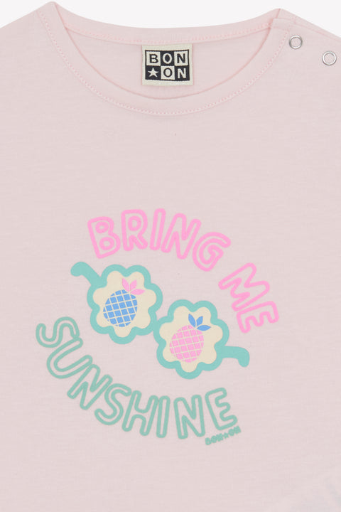 T-Shirt - Tuba Sunshin Rose Douceur - Image principale
