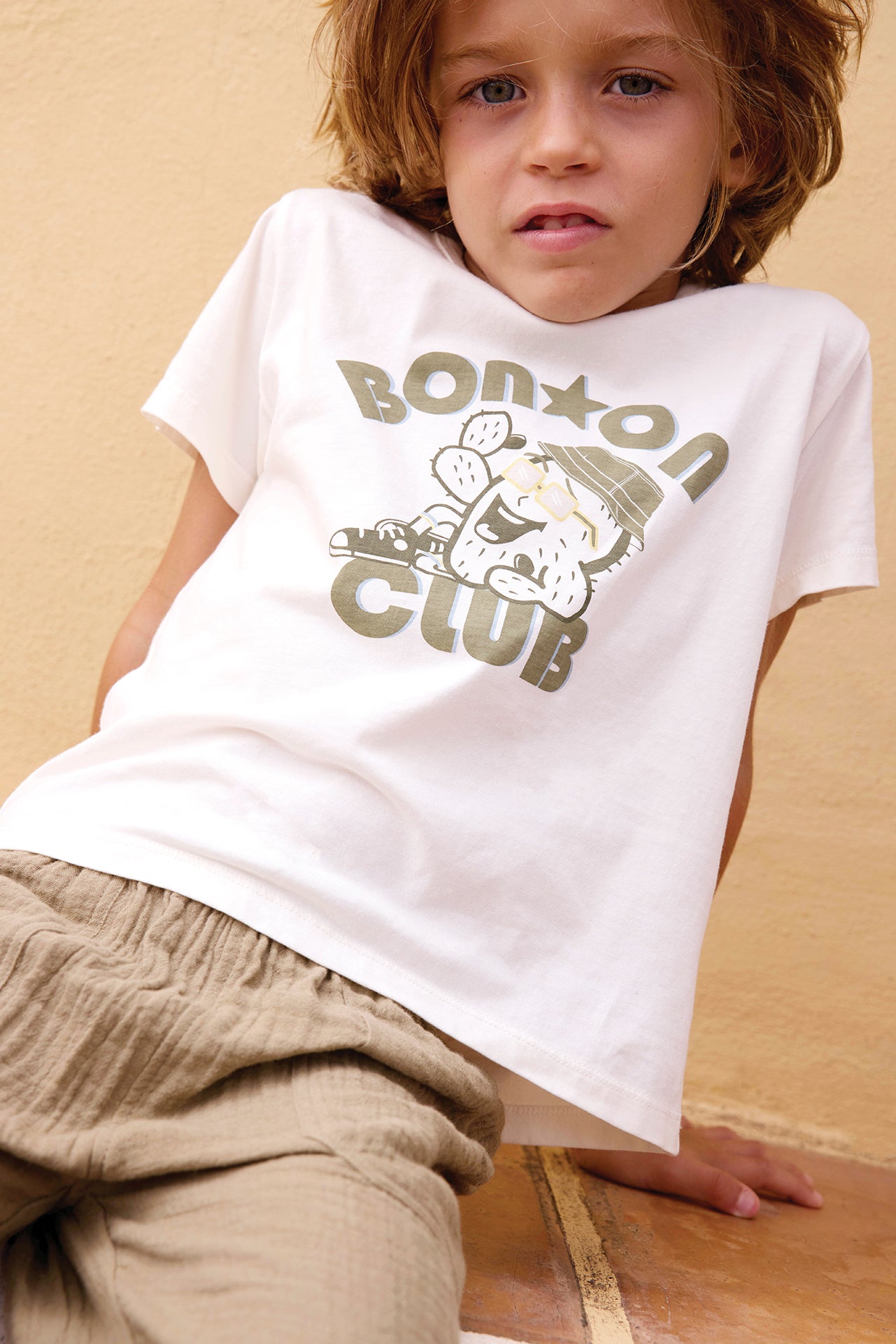 T-Shirt - Tubo Club Ecru Bonton