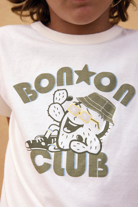 T-Shirt - Tubo Club Ecru Bonton - Image principale