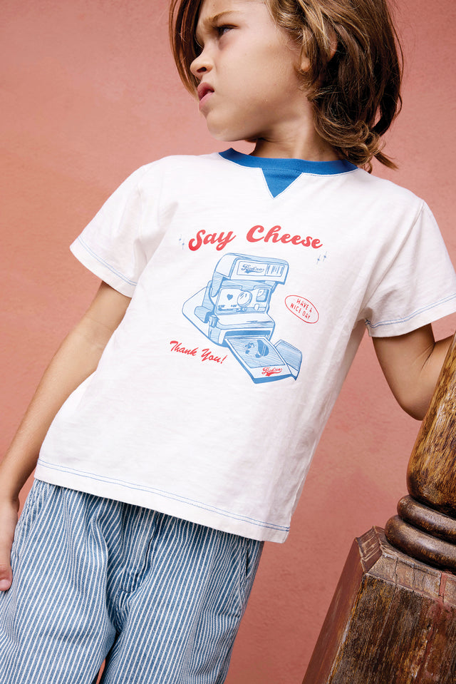 T-Shirt - Lodestie Sayche Ecru Bonton - Image principale