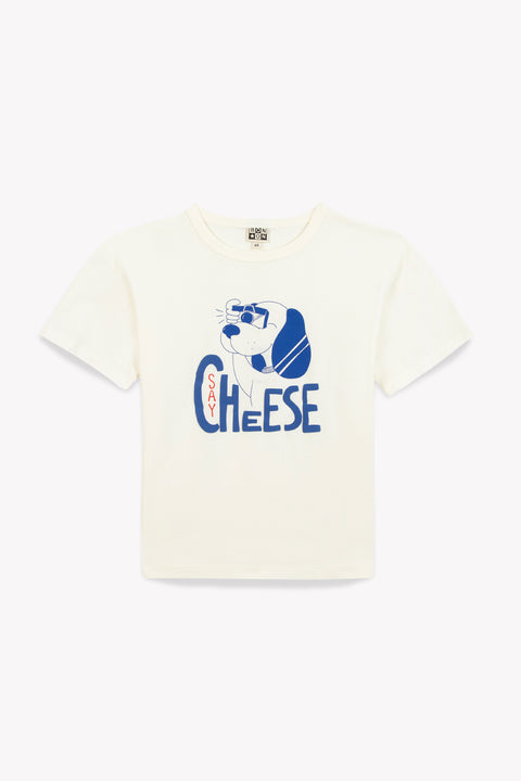T-Shirt - Livo Cheese Ecru Bonton - Image principale