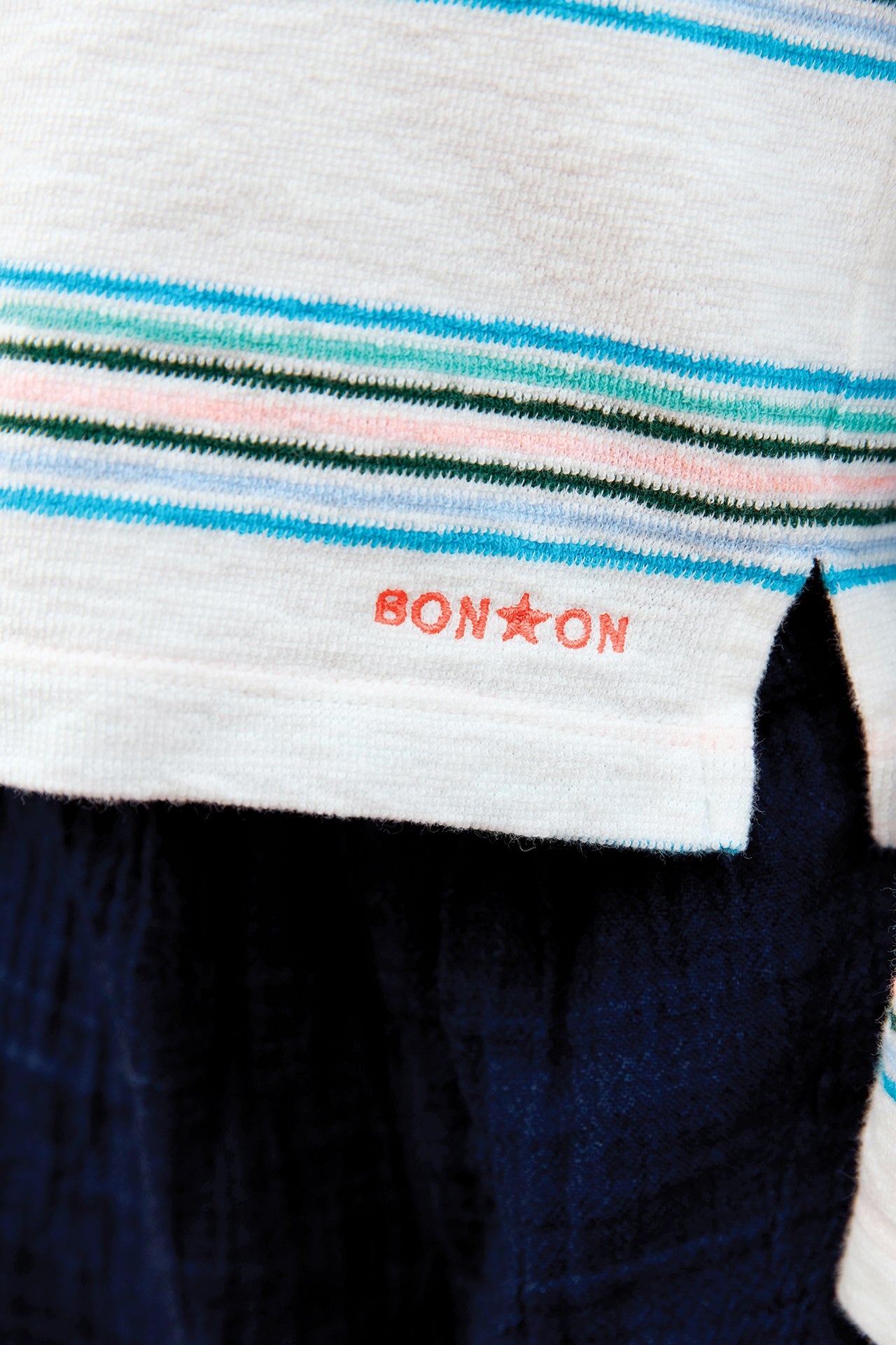 T-Shirt - Rainbow Ecru Bonton