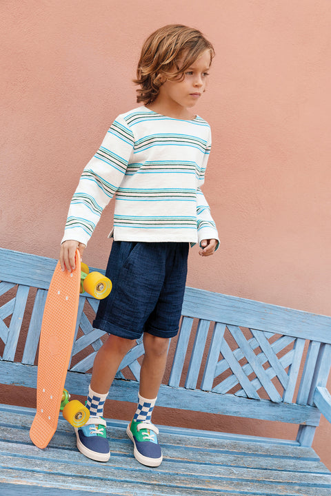 T-Shirt - Rainbow Ecru Bonton - Image principale