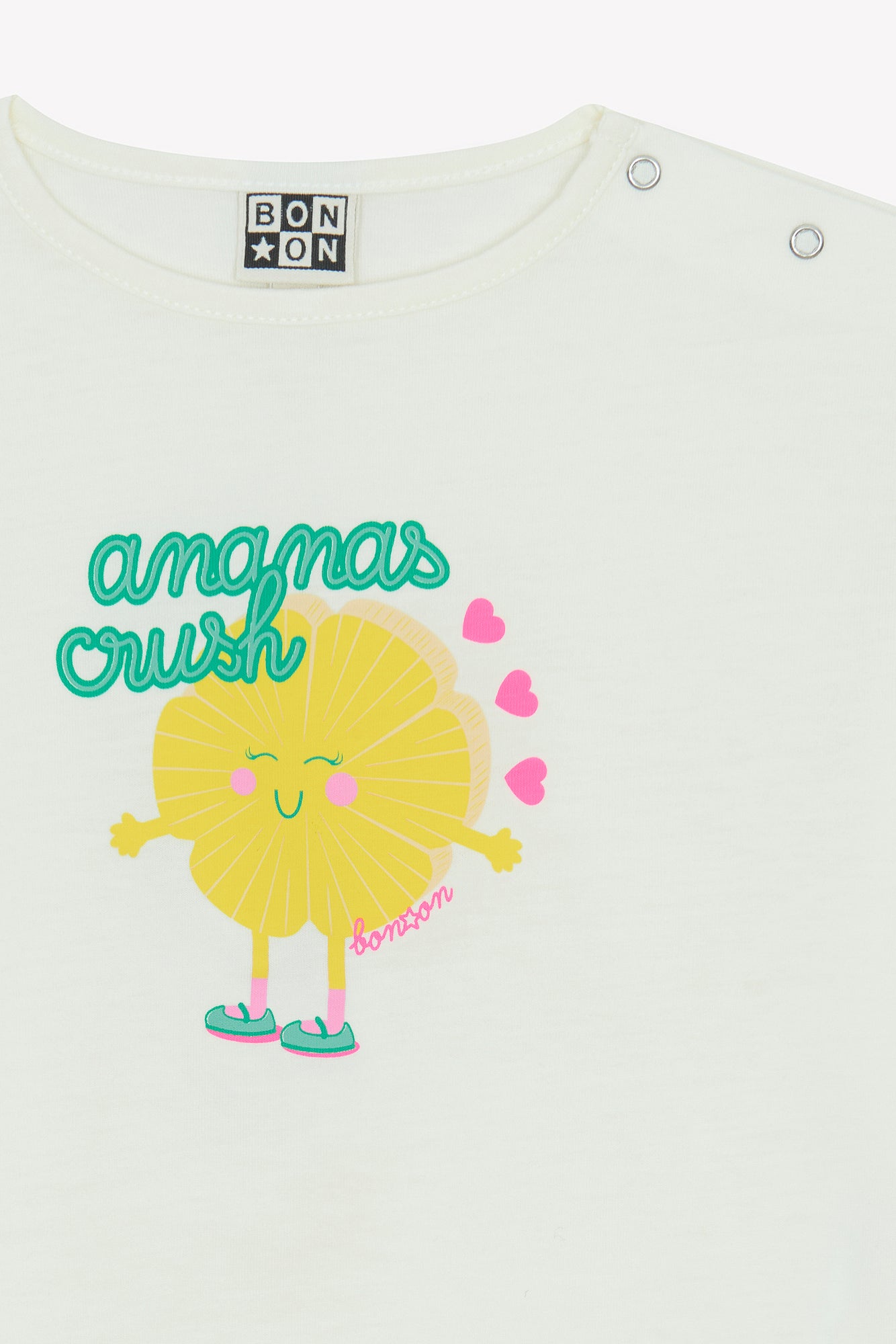 T-Shirt - Livo Anana Ecru  Bonton