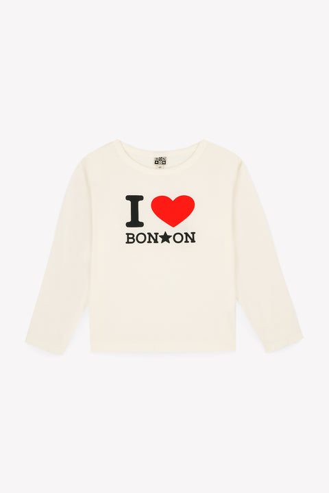T-shirt - Taxo manches longues I love Bonton - Image principale