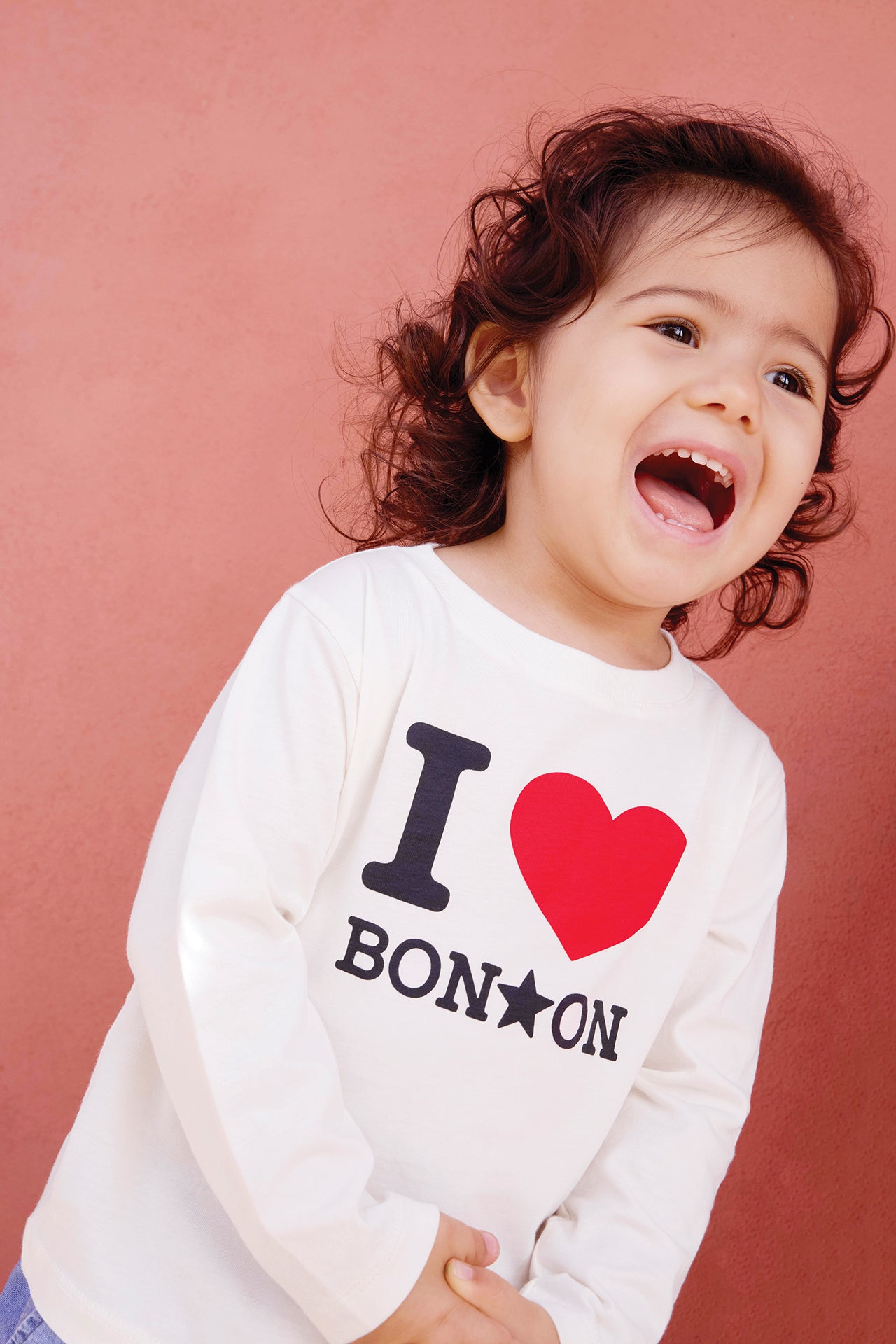 T-shirt - Taxo long sleeves I love Bonton