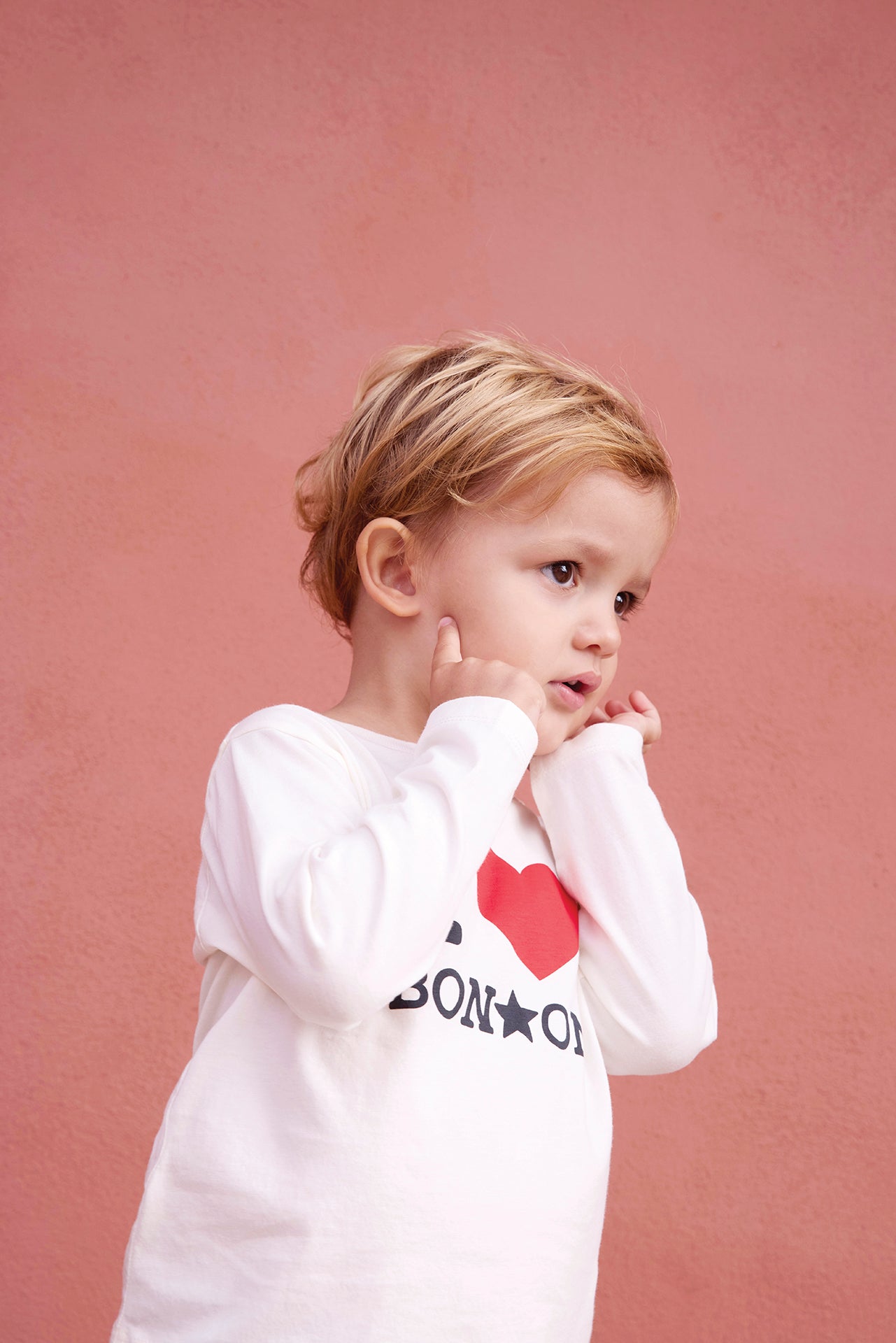 T-shirt - Taxo long sleeves I love Bonton