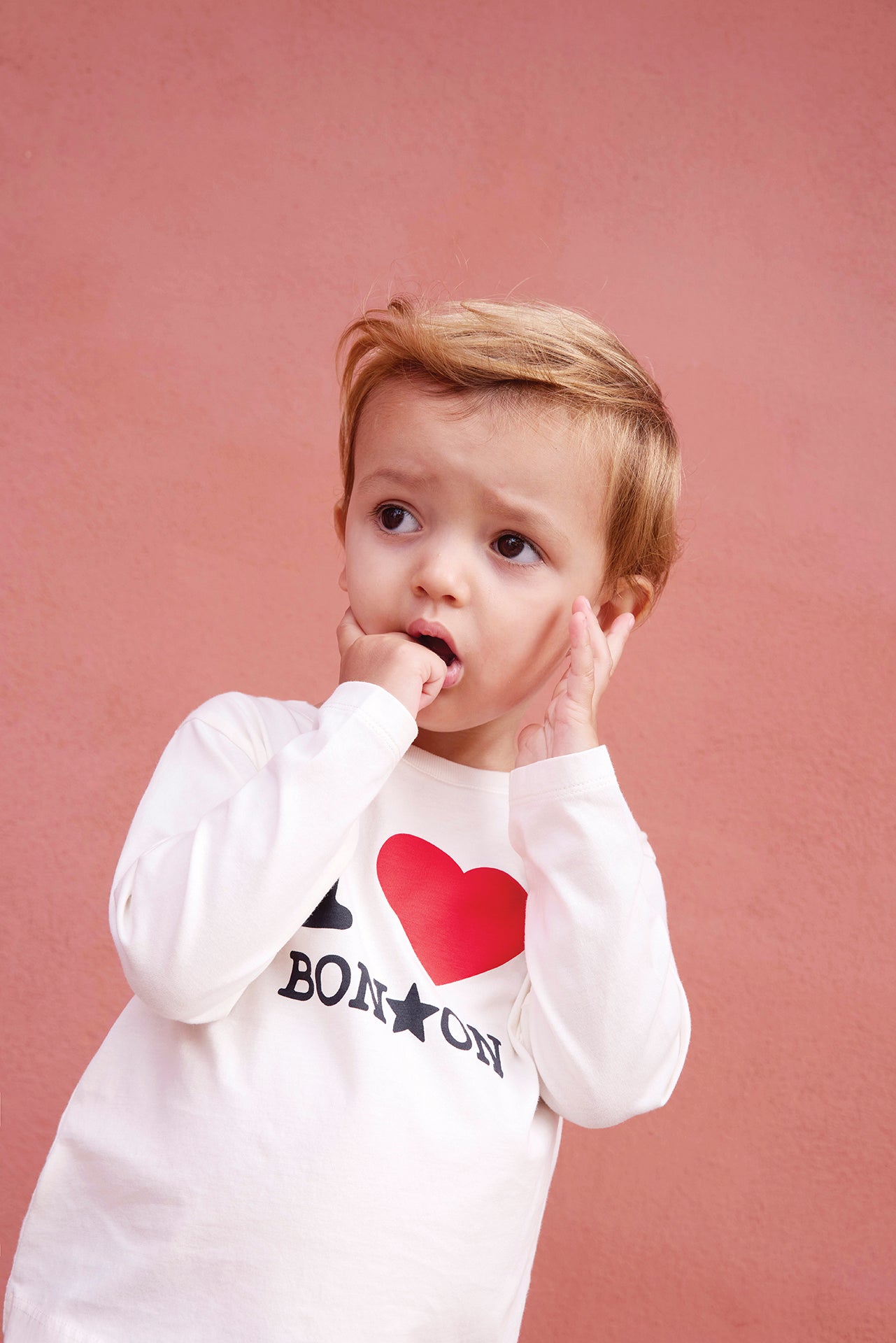 T-shirt - Taxo long sleeves I love Bonton