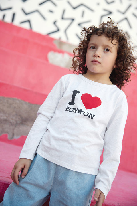 T-Shirt - Taxo I Love Grey China - Image principale