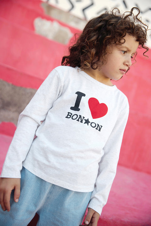 T-Shirt - Taxo I Love Grey China - Image principale