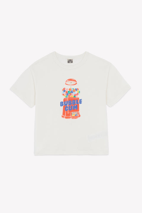 T-Shirt - Livo Bule Ecru Bonton - Image principale