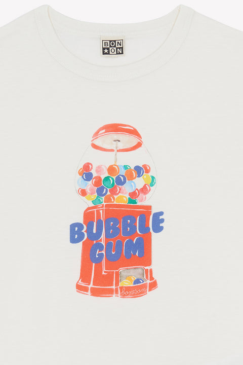 T-Shirt - Livo Bule Ecru Bonton - Image principale