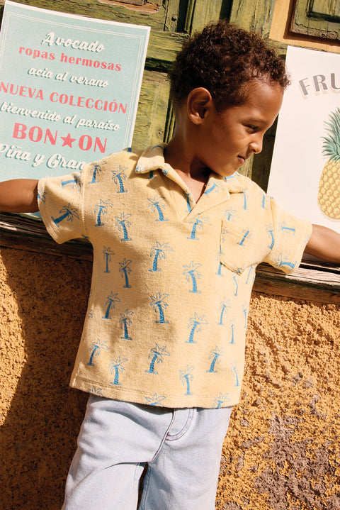 Short - Norbert Bleached Denim - Image principale