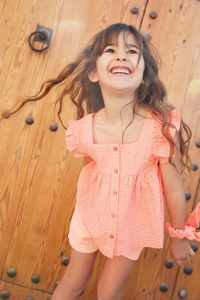 Shirt -Nelly Check Fluo - Image principale