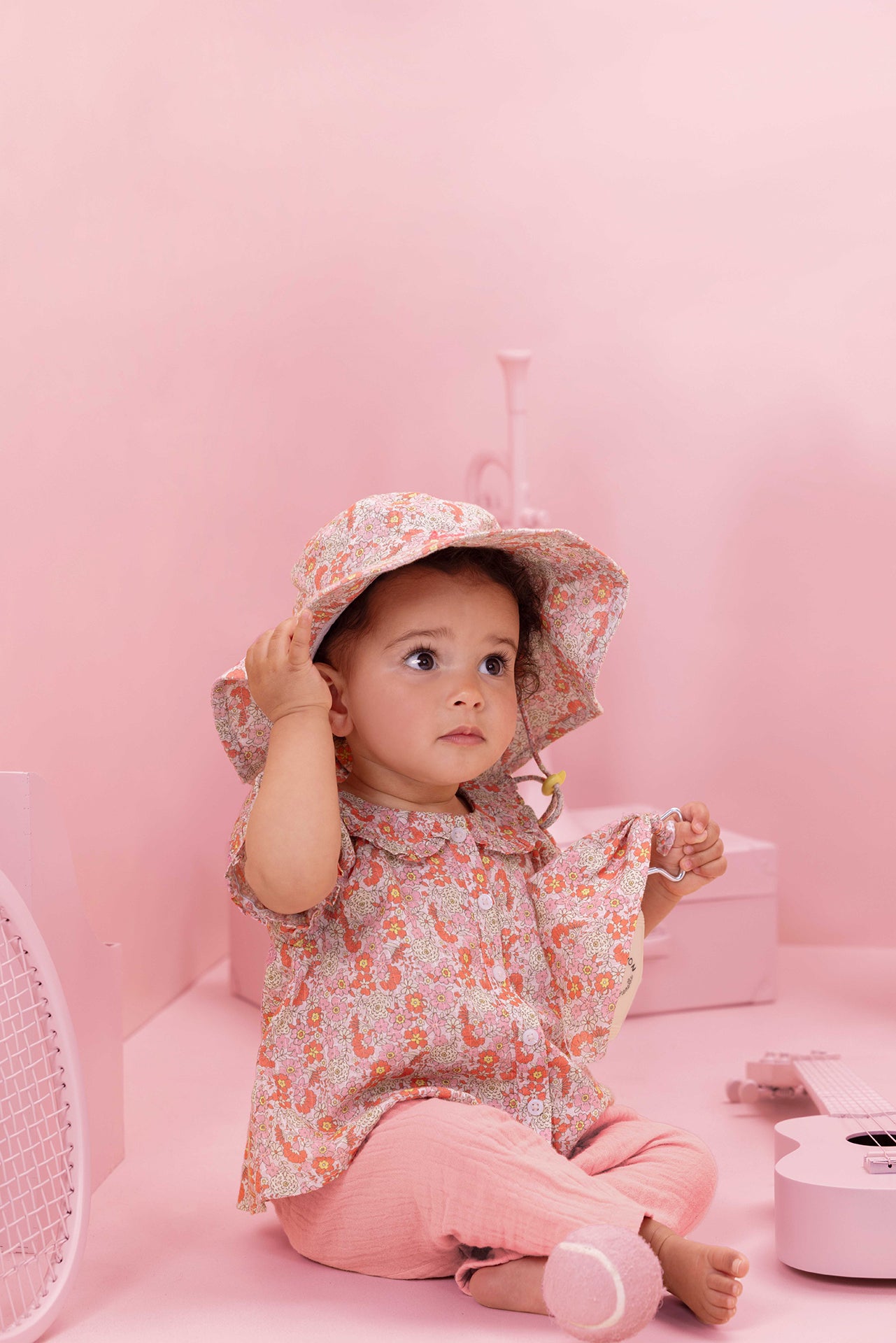 Chemise - Aria Fleurs Vintage Rose