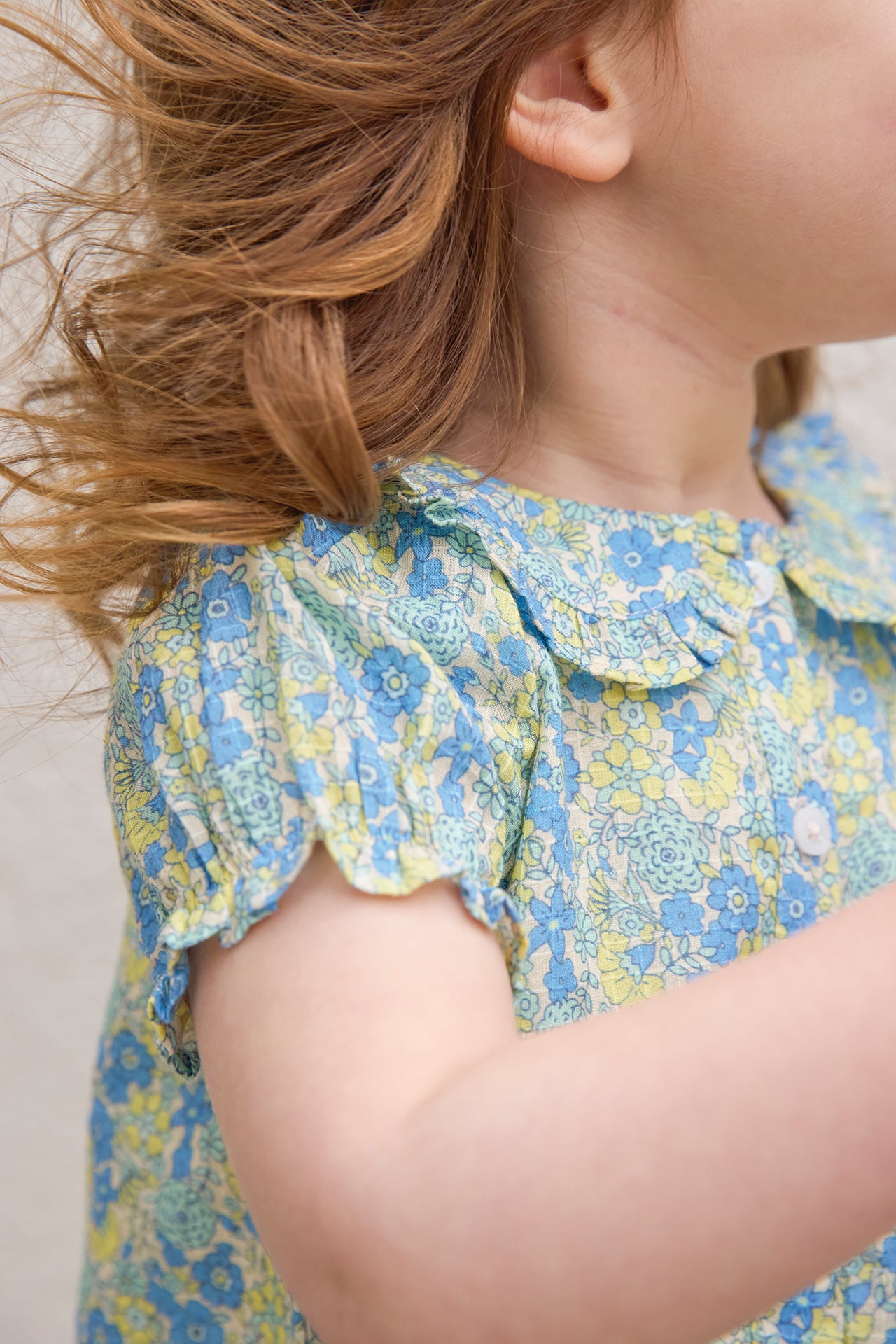 Chemise - Aria Fleurs Vintage Bleu