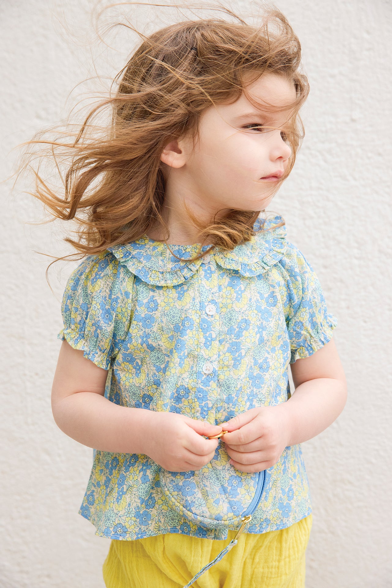 Chemise - Aria Fleurs Vintage Bleu