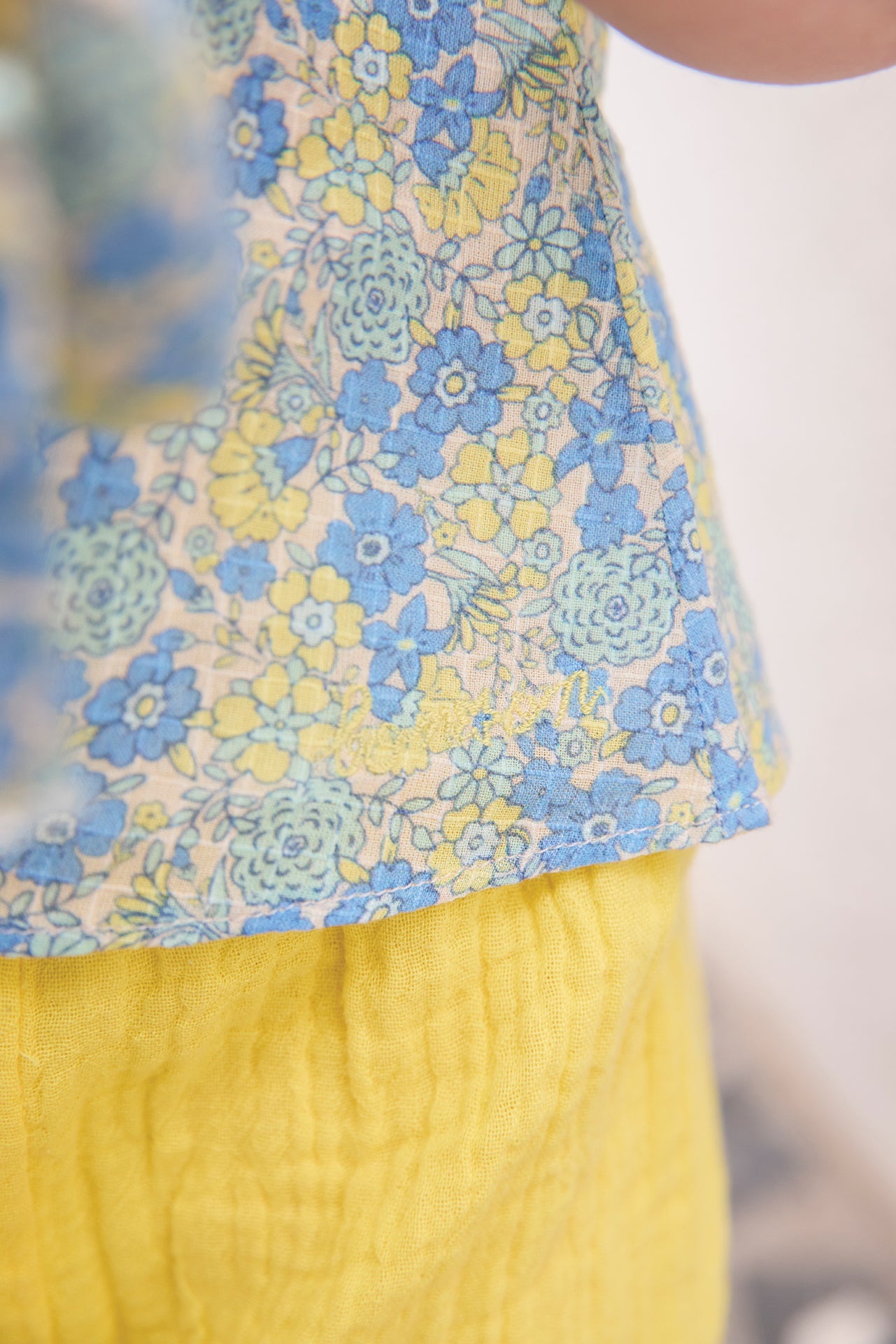 Chemise - Aria Fleurs Vintage Bleu