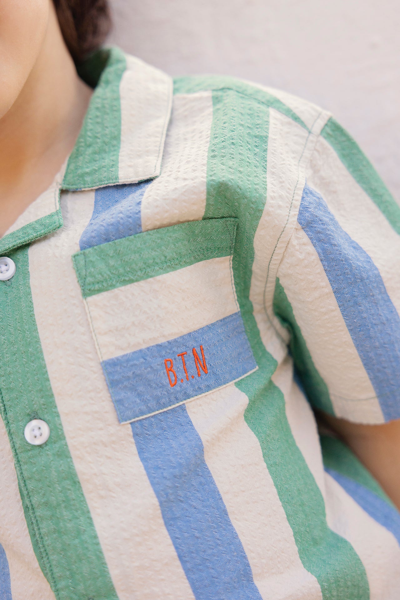 Shirt - Las Vegas Coconut Stripe