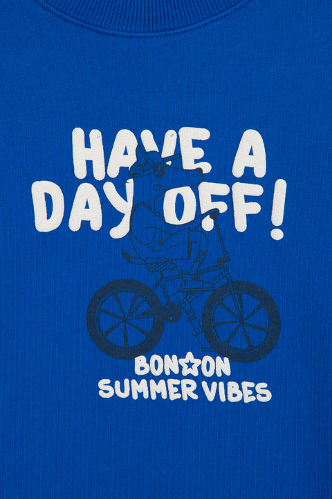 Sweatshirt - Day Off Summer Blue blade - Image principale