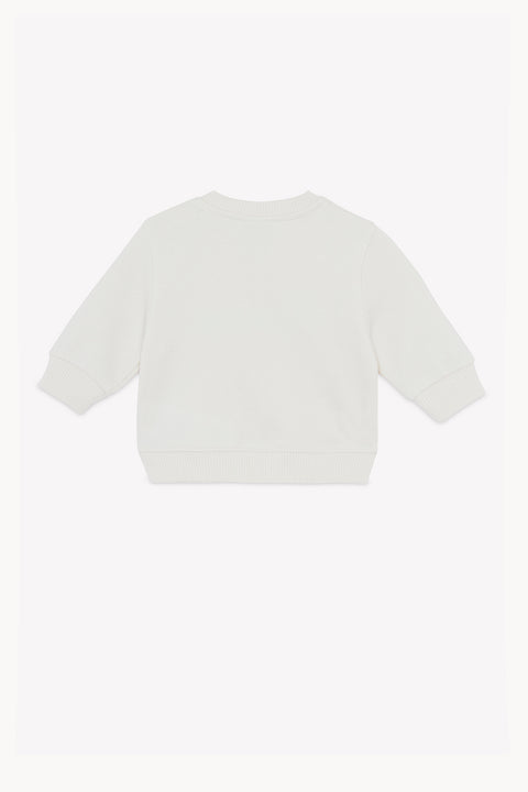 Sweat - Smily Logo Ecru Bonton - Image principale