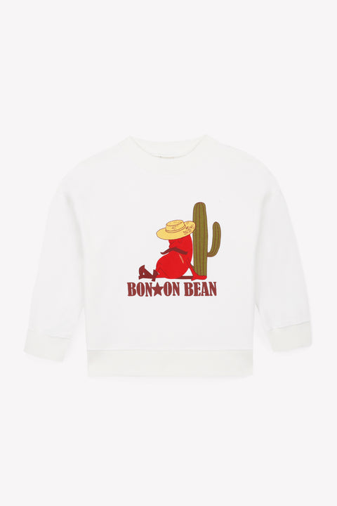 Sweatshirt - Bean Blade Ecru  Bonton - Image principale