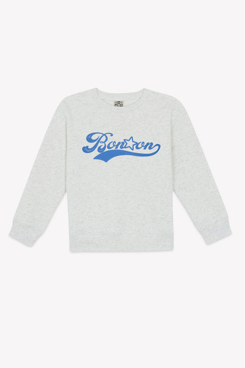 Sweat - Smile Bonton Gris Chine - Image principale