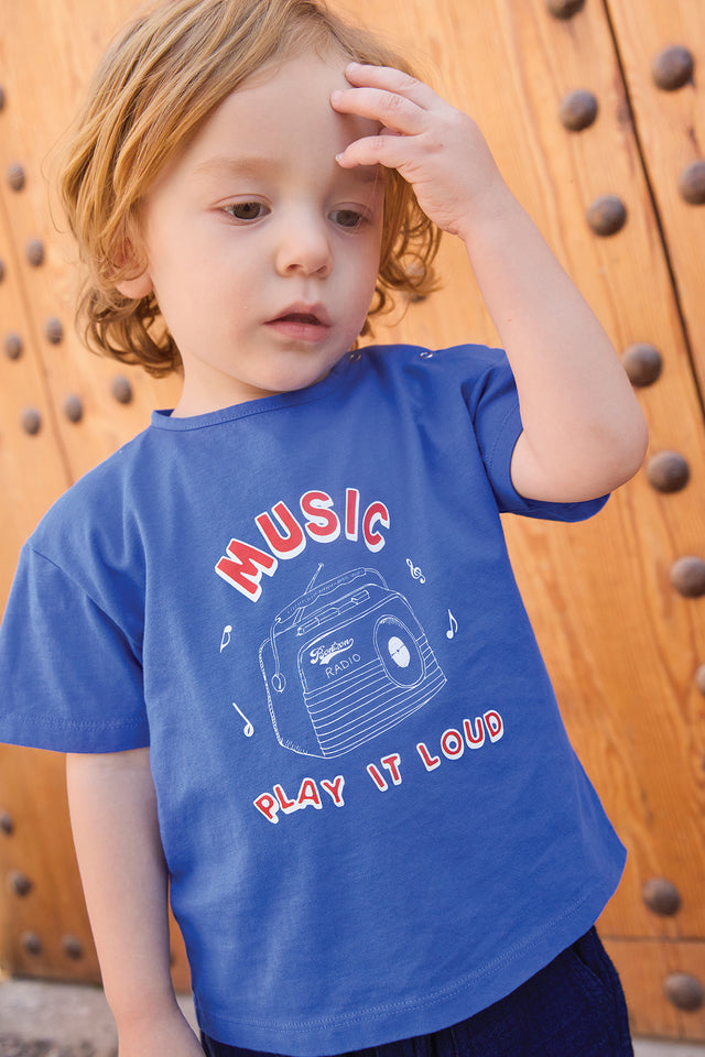 T-Shirt - Livo Music Summer Blue - Image principale