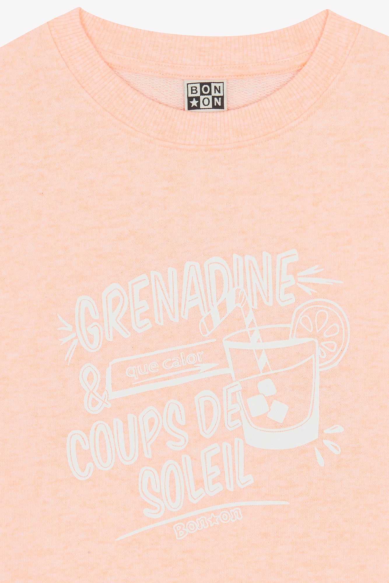 Sweatshirt - Smile Grenadine Pink Sunset